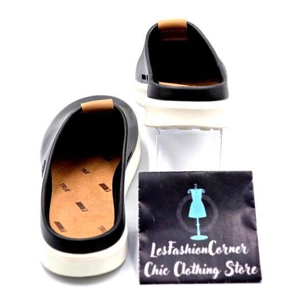 NWOB TRUE Linkswear Men Black FS-Slide-Men's Slides-Water Resistant Sz 10 2231 - Picture 7 of 16